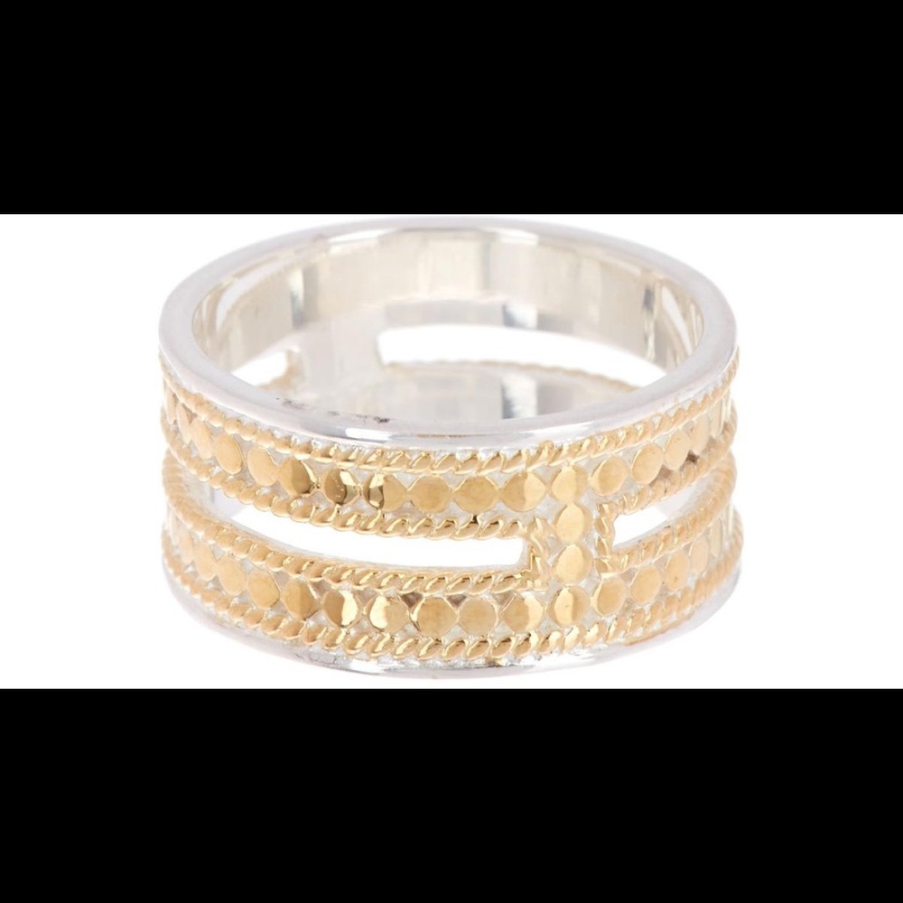 Anna Beck Gold Vermeil double bar ring